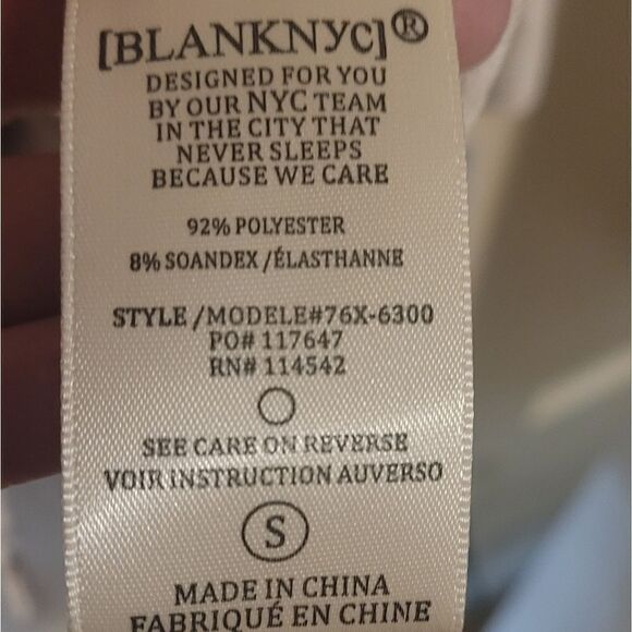 Blank NYC Faux Suede Utilty Women's Drawstring Waist Shirt Beige Jacket Small - Picture 10 of 13